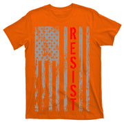 Resist Retro USA Flag The Resistance Anti Trump T-Shirt