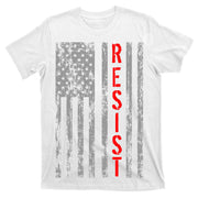 Resist Retro USA Flag The Resistance Anti Trump T-Shirt