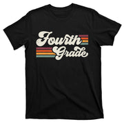 Retro Fourth Grade Teacher Back To School T-Shirt