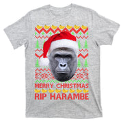 RIP Harambe Merry Ugly Christmas Sweater T-Shirt