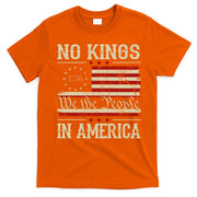 Retro June 14th No Kings In America 1776 USA Flag T-Shirt