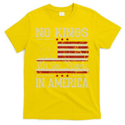 Retro June 14th No Kings In America 1776 USA Flag T-Shirt