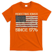 Rejecting Kings Since 1776 American Vintage Flag T-Shirt
