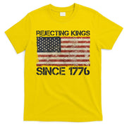 Rejecting Kings Since 1776 American Vintage Flag T-Shirt