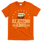 Rejecting Kings Since 1776 Vintage Patriotic No Kings T-Shirt