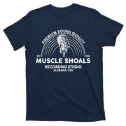 Retro Muscle Shoals Recording Studio Alabama USA Logo T-Shirt