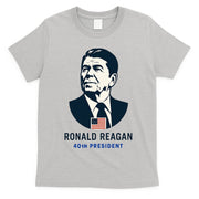Ronald Reagan 40th President Minimalistic T-Shirt
