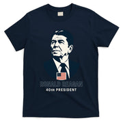 Ronald Reagan 40th President Minimalistic T-Shirt