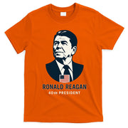 Ronald Reagan 40th President Minimalistic T-Shirt