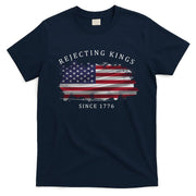 Retro Rejecting Kings Since 1776 Protest Pro Democracy T-Shirt