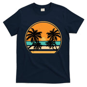 Retro Summer Sunset Vibe Vacation Beach Life T-Shirt