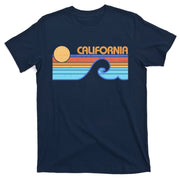 Retro Vintage California Sunset Wave T-Shirt