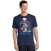 Red White And Boozed! 4th Of July Uncle Sam T-Shirt