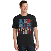 Red White Babies NICU Nurse 4th Of July Neonatal Nursing T-Shirt