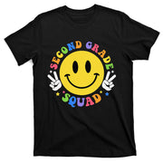 Second Grade Squad Back To School Retro 2nd Grade Teachers T-Shirt