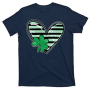 Shamrock Heart St Patrick Day Cute T-Shirt