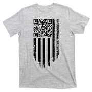 Scan Me President Trump Dancing Code American Flag T-Shirt