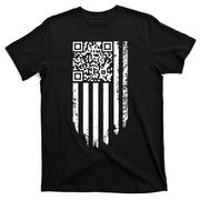 Scan Me President Trump Dancing Code American Flag T-Shirt