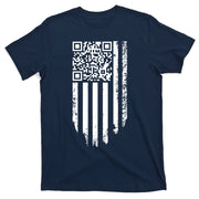 Scan Me President Trump Dancing Code American Flag T-Shirt