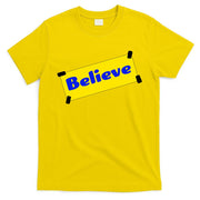 Soccer Believe Faith Coach T-Shirt
