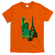 Statue Of Liberty Peace Sign T-Shirt
