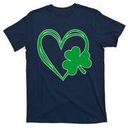 St Patricks Day Shamrock Heart T-Shirt