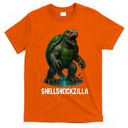 Shellshockzilla Parody Turtle T-Shirt
