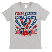 Stars Stripes And Equal Rights Patriotic Activist T-Shirt