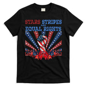 Stars Stripes And Equal Rights Patriotic Activist T-Shirt