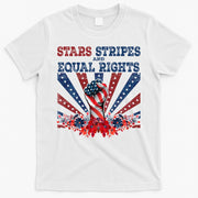 Stars Stripes And Equal Rights Patriotic Activist T-Shirt