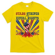 Stars Stripes And Equal Rights Patriotic Activist T-Shirt