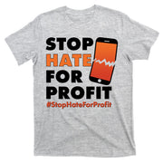 Stop Hate for Profit #StopHateForProfit Cracked Cell Phone T-Shirt