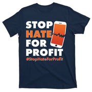 Stop Hate for Profit #StopHateForProfit Cracked Cell Phone T-Shirt
