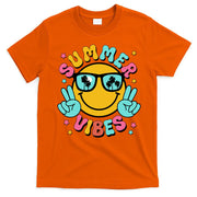 Summer Vibes Tropical Sunset Beach Vacation T-Shirt