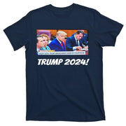 Trump 2024 Arraignment Inside Courthouse T-Shirt