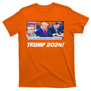 Trump 2024 Arraignment Inside Courthouse T-Shirt