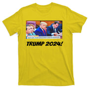 Trump 2024 Arraignment Inside Courthouse T-Shirt