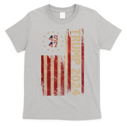 Trump 2024 Election 45 47 Vintage American Flag T-Shirt