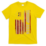 Trump 2024 Election 45 47 Vintage American Flag T-Shirt