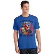 Trump 2024 Make 4th Of July Great Again American Flag Gift T-Shirt