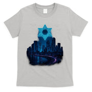 Tel Aviv Neon Futuristic T-Shirt