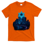 Tel Aviv Neon Futuristic T-Shirt
