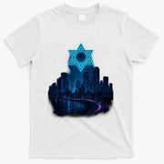 Tel Aviv Neon Futuristic T-Shirt