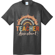 Teacher Assistant Rainbow Back To School Student Teachers T-Shirt
