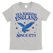 Tea Bagging England Since 1773 Patriotic Eagle T-Shirt