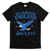 Tea Bagging England Since 1773 Patriotic Eagle T-Shirt