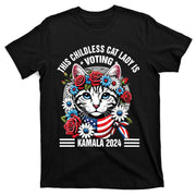 This Childless Cat Lady Is Voting Kamala T-Shirt