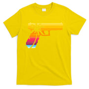 Tropical Gun Lover Firearm Beach Cute Hawaiian Gift Aloha T-Shirt