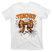 Teacher Halloween Coquette Back To School T-Shirt