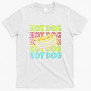 Trending Hot Dog Fashion Neon Design T-Shirt